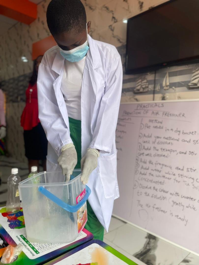 PRODUCTION OF AIR FRESHNER  SECONDARY SECTION